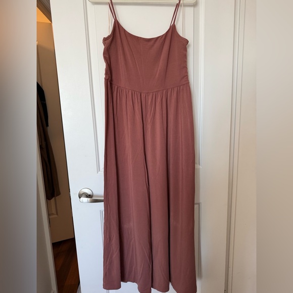 Wilfred Rose-Brown Wide-Leg Sleeveless Jumpsuit - Picture 2 of 3